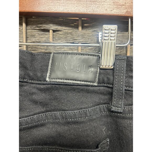 Pistola Front Buttoned Black Denim Jeans Size 26 - Picture 4 of 6